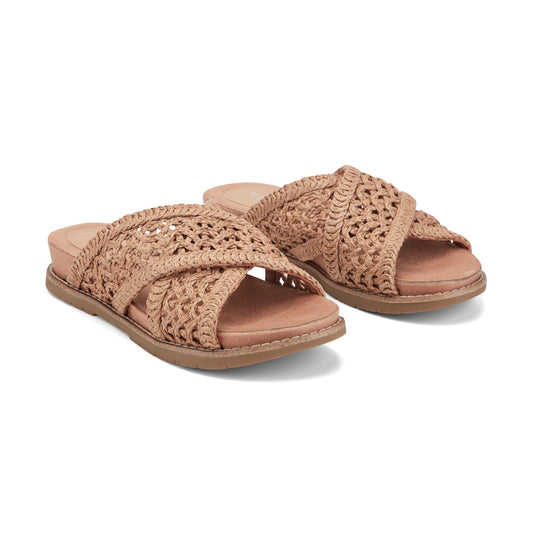 Women's Zora Open Toe Slip-on Flat Casual Sandals