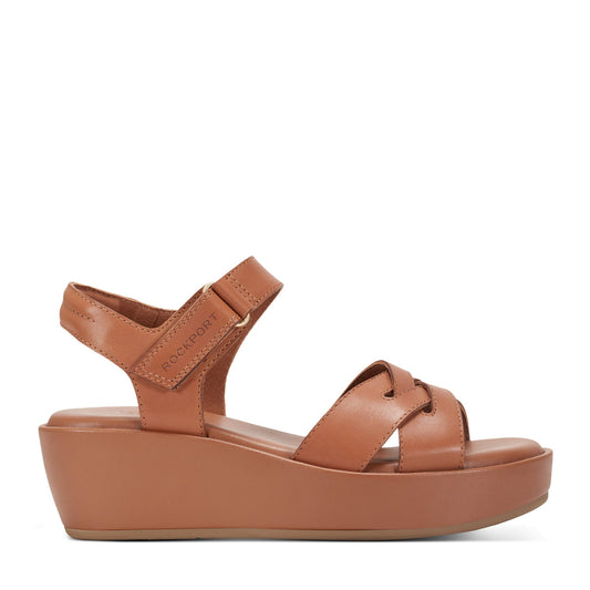 Women's Amira Strappy Open Toe Casual Wedge Sandals