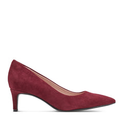 Dark Red Suede