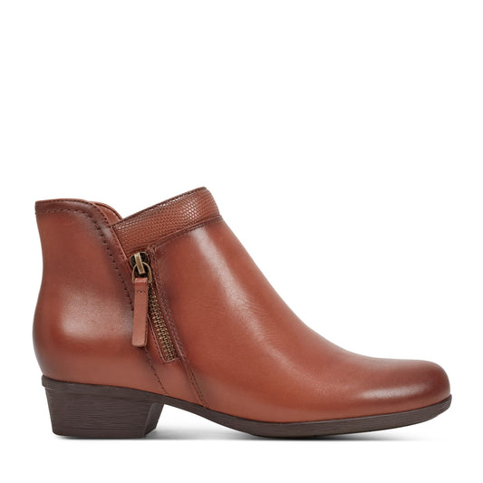 Women's Carly Side Zip Casual Ankle Booties