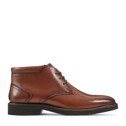 Men's Flynn Lace-up Almond Toe Casual Boots